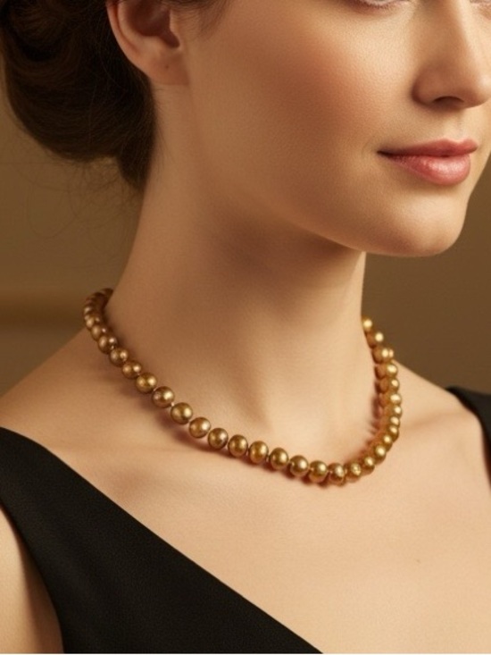 Jewelry - Golden Fresh Water Pearl Necklace